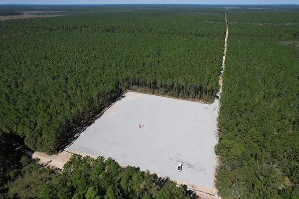 Aerial Photo of Sequestration Site Pad